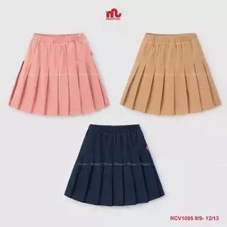 Chân váy xếp ly bé gái Riomio chân váy chất liệu kaki bên trong có quần bảo hộ RCV1095