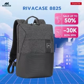 Balo Laptop Rivacase 8825 13.3 inch Chất Liệu Polyurethane , Polyester - Hàng Chính Hãng