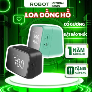 Loa Bluetooth 5.3 ROBOT RB170 Màn Hình LED Kiêm Đồng Hồ Báo Thức