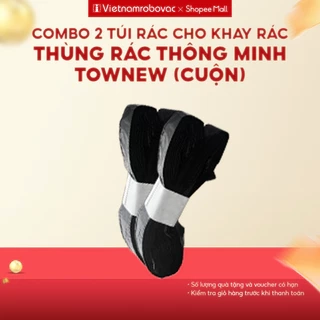 COMBO 2 CUỘN Túi Rác Gắn Khay Rác Thùng Rác Townew