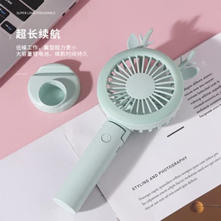 Quạt mini tích điện 3 cấp độ gió cực mát, thiết kế nhỏ gọn_GIFT