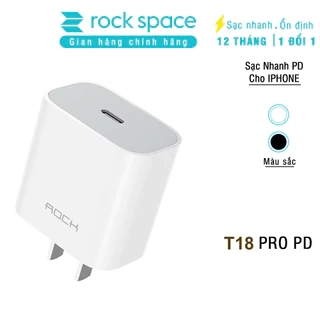 Củ sạc nhanh iPhone PD 20W Rockspace T18 Bảo hành 12 tháng lỗi 1 đổi 1