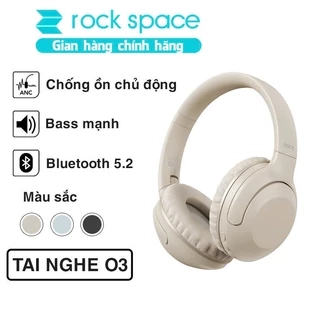 Headphone tai nghe chụp tai bluetooth không dây chống ồn chủ động ANC Rockspace O3 có mic