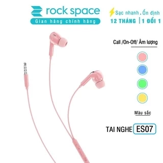 Tai Nghe Nhét Tai Có Dây Rockspace Mula S jack cắm 3.5mm có mic nghe nhạc chơi game BH 12 tháng