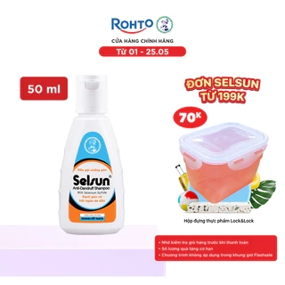 Dầu gội Selsun chống gàu, sạch gàu & hết ngứa da đầu Selsun Anti-Dandruff Shampoo 100ml
