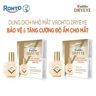 Combo 2 Nước nhỏ mắt cấp ẩm & bổ sung nước mắt nhân tạo V.Rohto DryEye 13ml