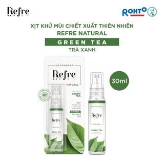 Xịt khử mùi chiết xuất thiên nhiên Refre Natural 30ml