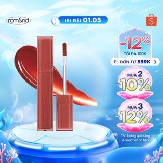 Son tint bóng, siêu lì cho đôi môi căng mọng Hàn Quốc Romand Dewyful Water Tint 5g