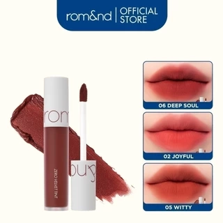 Son kem lì cực nhẹ môi Hàn Quốc Romand Zero Velvet Tint 5.5g