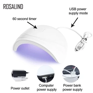 Đèn móng tay ROSALIND18 Bóng đèn LED 36W UV / LED để khoe ngón tay quyến rũ