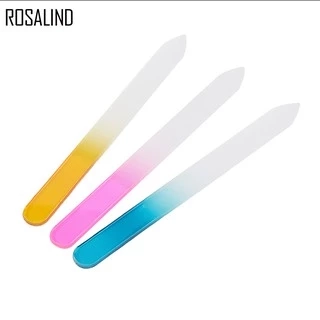Rosalind 1 Tinh Thể Thủy Tinh Móng Tay Tập Tin Đệm Làm Móng Tay Dụng Cụ Làm Móng Tay