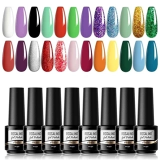 Rosalind Cat Eye Gel Nail Polish Hybrid Varnish UV Nail Gel Làm móng tay Bán vĩnh viễn cho nghệ thuật Sơn móng tay Matt Base Top Coat