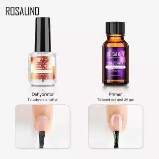 Rosalind Nail Dehydrator Primer Air Dry Bright Cho Nail Art Design LED / Đèn UV