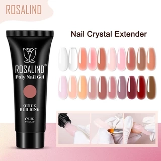 Rosalind Poly Nail Gel Nối Dài Ba Lan Xây Dựng Nhanh Lâu Dài Acrylic Móng Tay Giả Pha Lê Lấp Lánh UV Poly Nail Gel Ba Lan