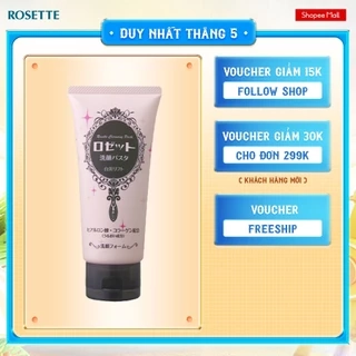 [3/2027] Sữa Rửa Mặt Rosette Ẩm Mịn Và Săn Chắc Da Face Wash Pasta White Clay Lift 120G