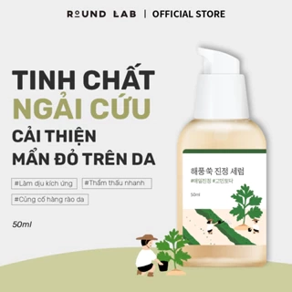 Tinh chất dưỡng làm dịu da Round Lab Mugwort Calming Serum 50ml