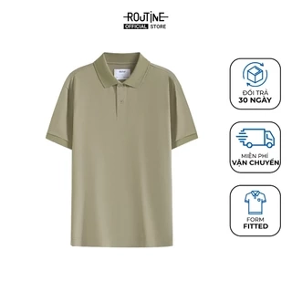 Áo Polo Nam Ngắn Tay Vải Trơn Form Fitted - Routine 10F24POL001CR1