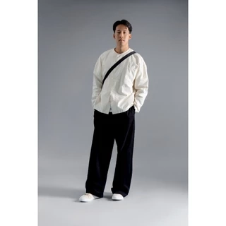 Quần Kaki Nam Ống Rộng Xếp Ly Trước Trơn Form Wide Leg - Routine 10S25PCA006