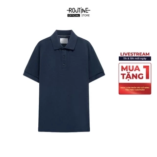 Áo Thun Polo Nam Tay Ngắn Cotton Trơn Form Fitted - Routine 10S24POL006