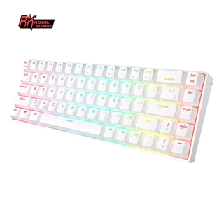 Bàn phím có dây RK Royal Kludge RK68 RGB White 68 phím