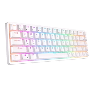 Bàn phím không dây Mini cơ khí Royal Kludge RK837 RKG68 Bluetooth 2.4G Bàn phím 3 chế độ 68 phím có đèn nền RGB 60% RK G68