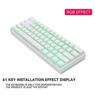 Pbt Pudding Trọn Bộ Keycaps Thích Hợp Cho Royal Kludge Tất Cả Các Bàn Phím, Tất Cả Trong Nhiều Màu Tự Làm