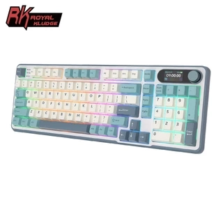 Rk Royal Kludge RK S98 98 Key Tri-Mode RGB Có Dây Bluetooth 2.4G Không Dây 3 Chế Độ Với Màn Hình TFT