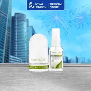 Combo khử mùi ngăn mồ hôi cao cấp Perspi-Guard lăn khử mùi 30ml + xịt khử mùi 30ml