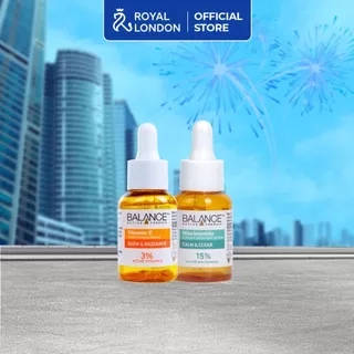 Combo serum giảm thâm và làm sáng da Balance Vitamin C 3% và Niacinamide Serum 30ml/chai