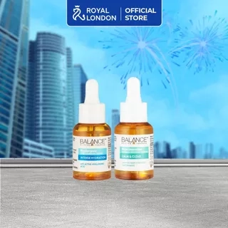 Combo serum phục hồi, làm dịu và cấp ẩm da Balance Niacinamide và Hyaluronic 30ml/chai