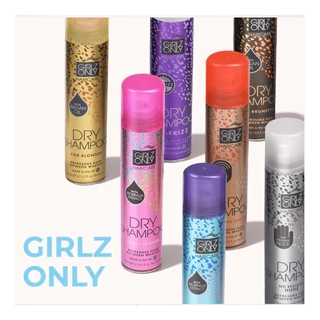 [ Livestreamx Girlz Only ]  Dầu Gội Khô Dry Shampoo Girlz Only 200ml,  lưu hương dài lâu, phồng tóc gấp đôi chỉ sau 10s