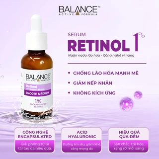 Serum giúp cải thiện nếp nhăn và ngăn ngừa lão hóa Balance Active Formula Retinol 1% 30ML