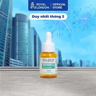 Serum mờ thâm và kiềm dầu Balance Active Formula Niacinamide 15% Blemish Recovery 30ml