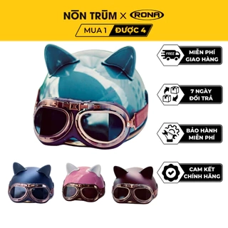 Mũ bảo hiểm nửa đầu RONA haly luxury
