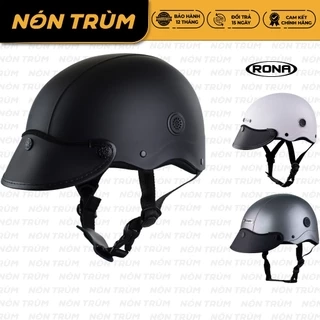 Mũ bảo hiểm nửa đầu Rona R5 freesize có thông gió, bảo hành 12 tháng