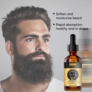 Bộ tăng trưởng râu 30ml Con lăn râu Dầu tăng trưởng râu nam với con lăn râu Con lăn Microneedle