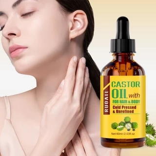 Dầu thầu dầu ép lạnh đa năng tự nhiên 60ml- Nuôi dưỡng sâu và sửa chữa hư tổn cho tóc, da