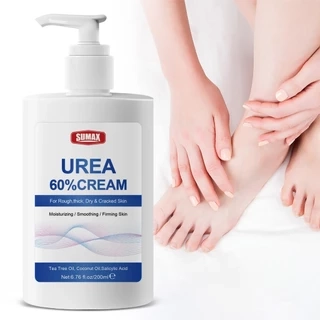 Kem dưỡng urê 60% - chứa dầu cây trà, dầu dừa và axit salicylic - kem tay urê để nứt - dưỡng ẩm, làm mịn và săn chắc da