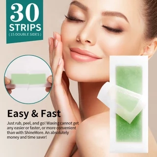 Ruoall Dải sáp tẩy lông tại nhà nhanh chóng và đơn giản30 CÁI, tẩy lông dễ dàng, da mịn màng
