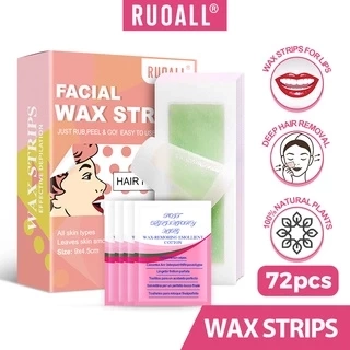 RUOALL  sáp tẩy lông đôi môi  (72 miếng + tặng 4 khăn lau sáp dưỡng da) 150g