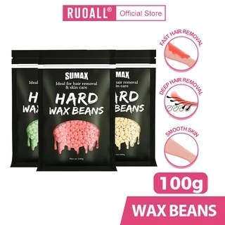 Sumax Depilatory Đậu sáp cứng Loại bỏ sáp viên 100gBag
