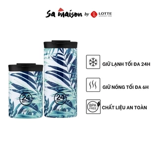 Bình giữ nhiệt Travel Tumbler 24Bottles họa tiết Lush chất liệu thép không gỉ