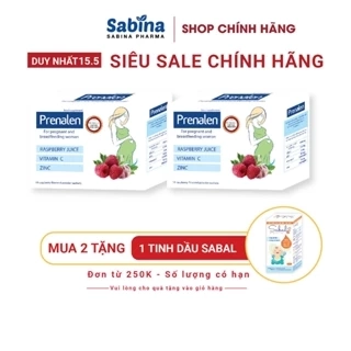 2H PRENALEN [Chính Hãng] 24g. Thực phẩm bảo vệ sức khoẻ hỗ trợ tăng đề kháng cho bà bầu, Nhập khẩu Châu Âu.