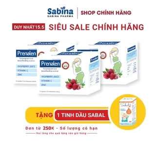 3H PRENALEN. Thực phẩm bảo vệ sức khoẻ hỗ trợ tăng đề kháng cho bà bầu, Nhập Châu Âu 24g.