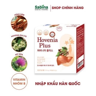 Hovenia Plus – Thực phẩm bảo vệ sức khoẻ hỗ trợ giải rượu và tăng cường chức năng gan 24,3g
