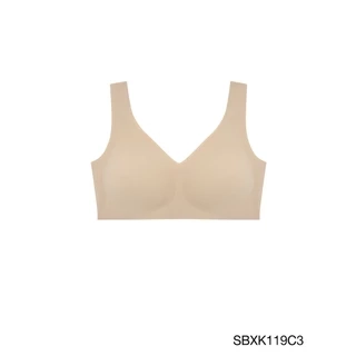 Áo Lót Không Viền May Không Gọng Mút Mỏng Vừa Có Thể Tháo Rời Bra Seamless Fit Soft Collection By Sabina SBXK119