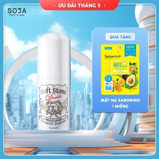 Lăn khử mùi đá khoáng dạng sáp Deonatulle dành cho mọi loại da Soft Stone Double Deodorant 20G
