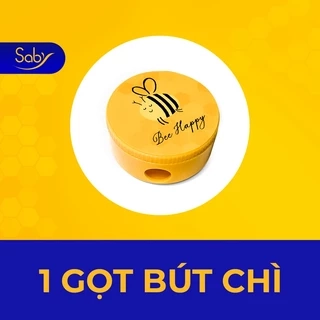 Gọt bút chì hình tròn in hình ong vàng dễ thương dụng cụ học tập cho bé