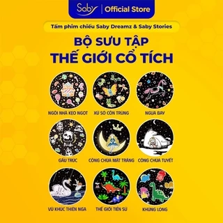 Tấm phim chiếu cho đèn ngủ chiếu sao Saby Dreamz và Saby Stories đa dạng lựa chọn quà tặng sinh nhật