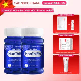 Combo 2 Hộp viên uống Hoa Thiên SẮC NGỌC KHANG giúp bổ huyết, điều kinh, cân bằng nội tiết